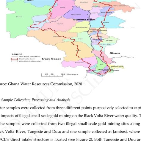 The Black Volta River Download Scientific Diagram