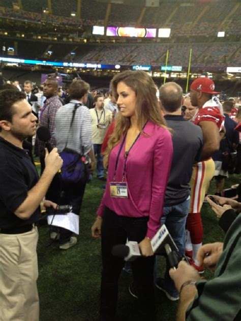 Katherine Webb Becomes A Standout At Super Bowl Media Day Us Sports