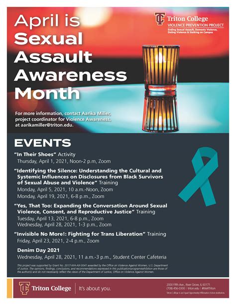 Sexual Assault Awareness Month Triton College