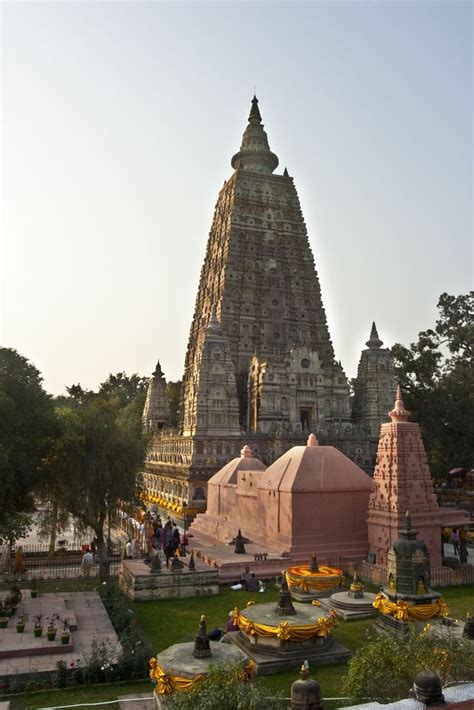Mahabodhi Temple Bodh Gaya Gaya Indian Temple Architecture