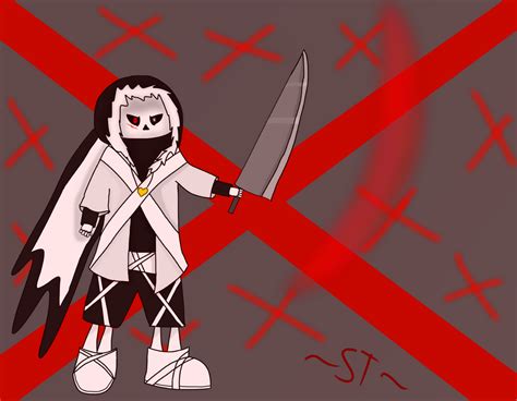 Destroyer Of The Underverse Cross Sans Attempt By Afterfellchara On