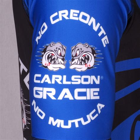 Official Carlson Gracie Short Sleeve Ranked Rash Guard Carlson Gracie