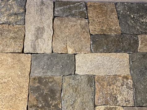 New England Blend Square And Rectangular Thin Veneer Stone Sansoucy Stone