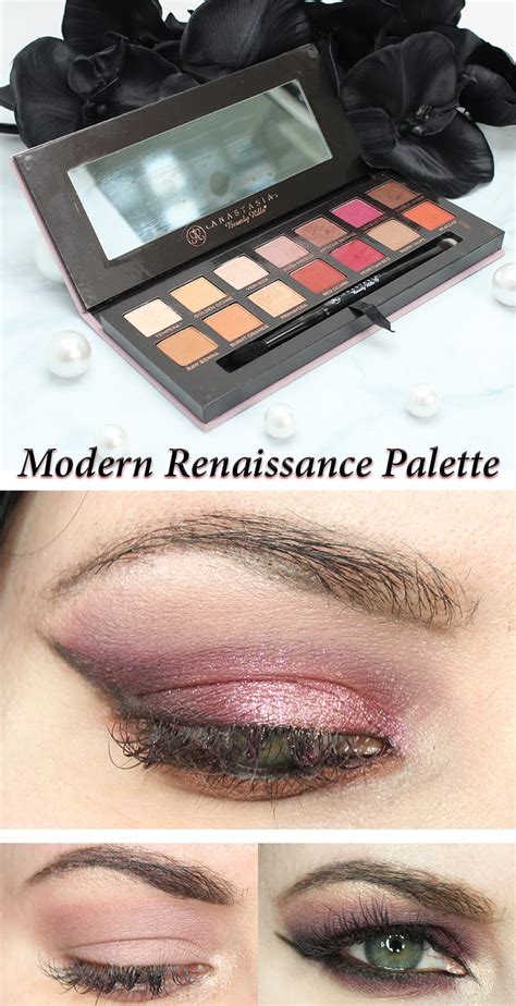 Anastasia Beverly Hills Modern Renaissance Palette Review On Pale Skin