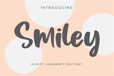 Smiley Font By Alphart · Creative Fabrica