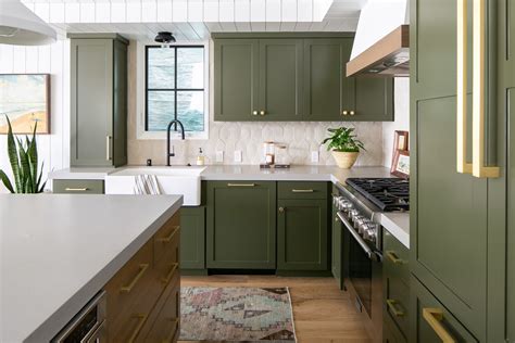 Olive Green Kitchen Cabinet Paint Cabinets Matttroy