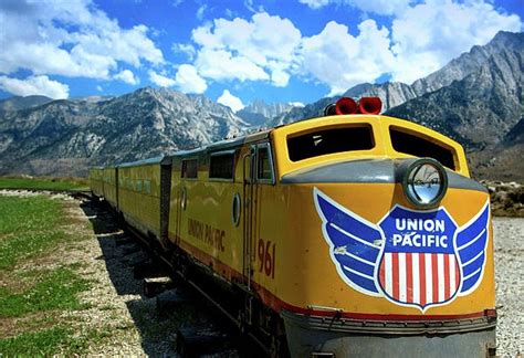 Union Pacific Passenger Train Photograph Union Pacific Passenger