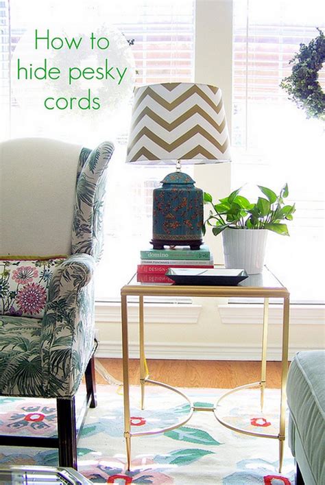 11 Tips To Hide Tv Wires And Other Cords Around Your Home