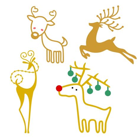 Reindeer Svg Cuttable Designs