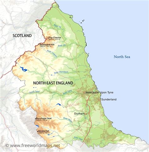 North East England Maps