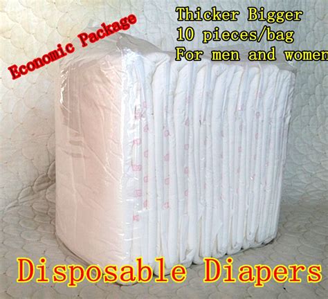 Adult Cloth Diapers Plastic Pants Disposable Diaper Incontinence Pant