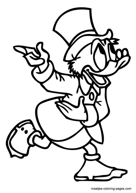 Scrooge Mcduck coloring page
