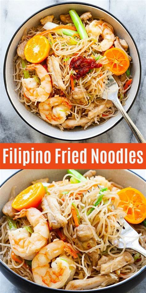Pancit Pancit Bihon Filipino Rice Noodles Rasa Malaysia Artofit