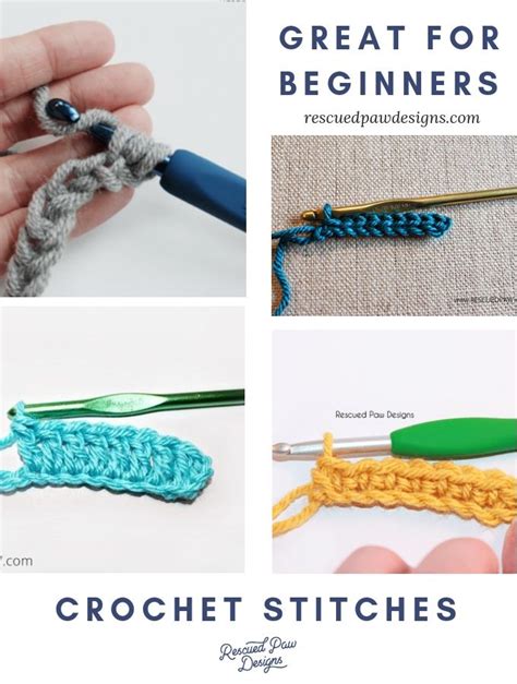 22 Basic Crochet Stitches To Learn Easy Crochet Easy Crochet