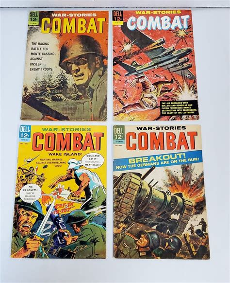 K 558 Silver Age Dell Comics War Stories Combat Comics Lot Of 11 Ebay