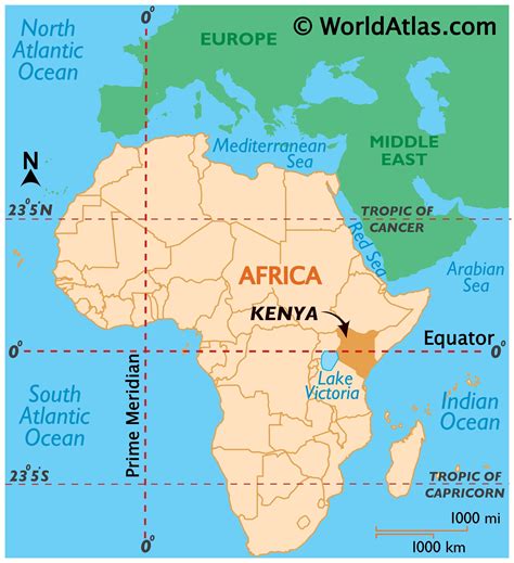 Kenya Map Geography Of Kenya Map Of Kenya