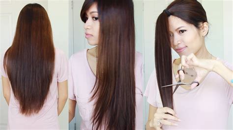 The Best Hair Hack ♥ How To Cut And Layer Your Hair At Home