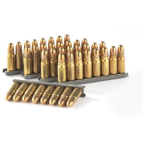 40 Rds Russian 762x25 Tok 86 Grain Fmj Ammo With Stripper Clips