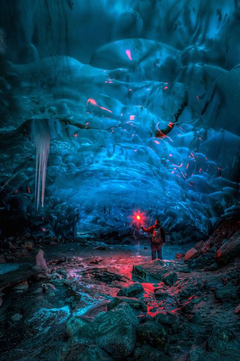 Stunning Alaskan Ice Cave Fubiz Media