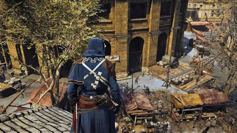 Assassin S Creed Unity Aggressive Stealth Gameplay LA HALLE AUX BLES