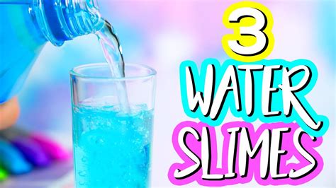 Diy Water Slime How To Make The Best Water Slime Recipe Jiggly Water