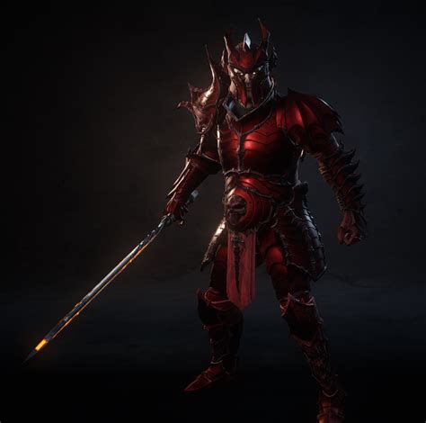 Blood Knight Made In Wolcen Looks Pretty Good I Think Rwarhammer