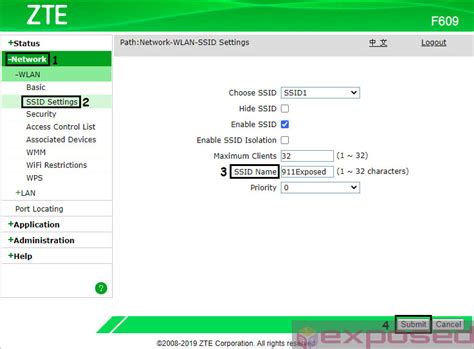 Pada menu utama klik network >wlan> security > dan ganti password pada. ZTE F609, Cara Ganti Password WiFi IndiHome - 911exposed