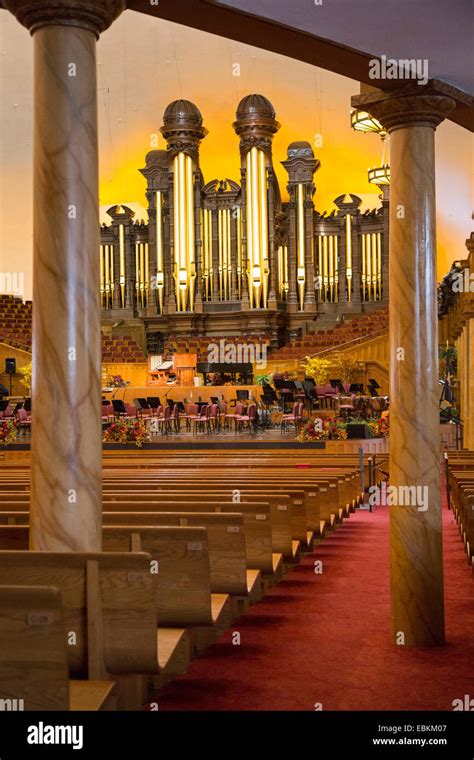 Tabernacle Organ Salt Lake City High Resolution Stock Photography And
