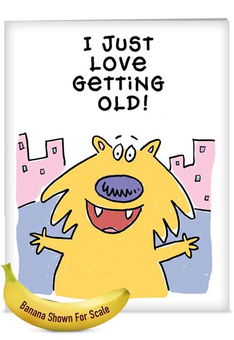 Love Getting Old Cartoons Birthday Card Scott Nickel