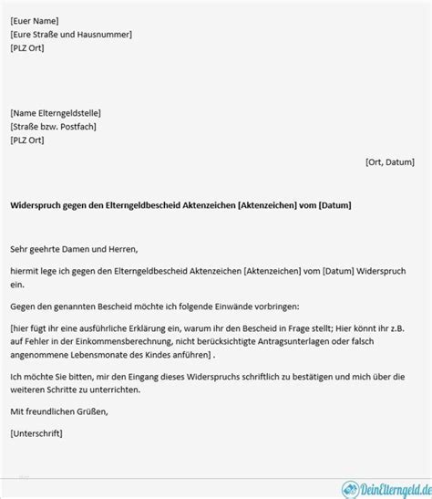 Mit dieser vorlage kann ein widerspruch gegen ein lastschriftverfahren eingelegt werden, diese richten sich in der regel gegen bankinstitute oder mandatsinhaber, deren. Widerspruch Agb Vorlage Schön Widerspruch Gegen Den Elterngeldbescheid Hier Erfahrt Ihr ...