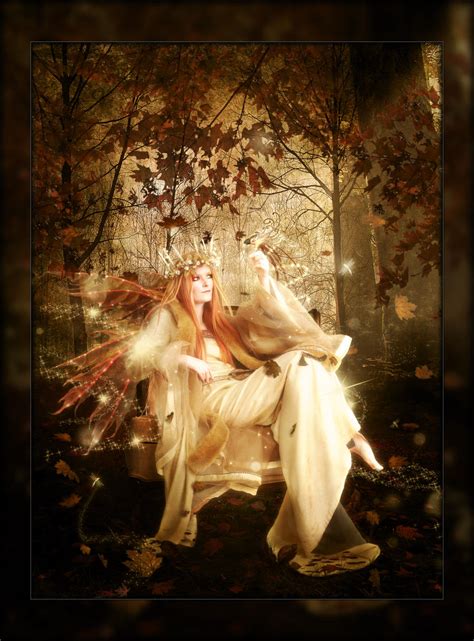 Faerie Goddess Of Autumn By Brandrificus On Deviantart