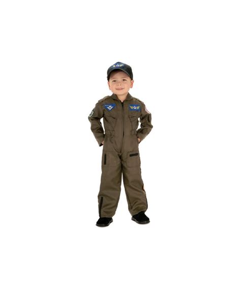 Army Air Fce Fighter Pilot Kids Costume Boy Costumes