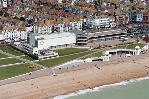 Bexhill On Sea De La Warr Pavilion And The Colonnade Aerial Image