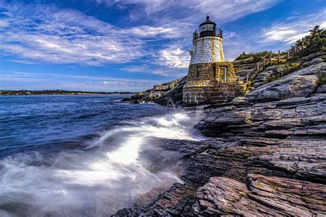 Castle Hill Lighthouse Newport Rhode Island Photograph By Alex Grichenko