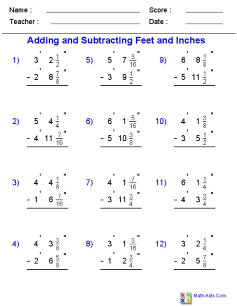 Math Aids Addition And Subtraction Askworksheet