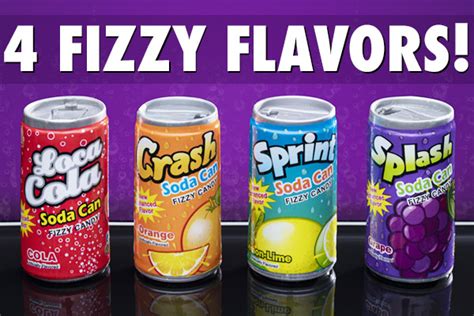 Fizzy Soda Candy Candy Pellets That Fizz Like A Soft Drink