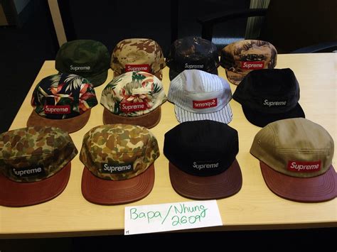 Fs Supreme Camp Hat Collection Cdg Duck Camo Floral Donegal Dogs And Ducks Plus More