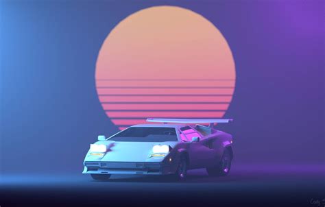 80s Car Retro Synthwave Wallpapers Wallpaper Cave