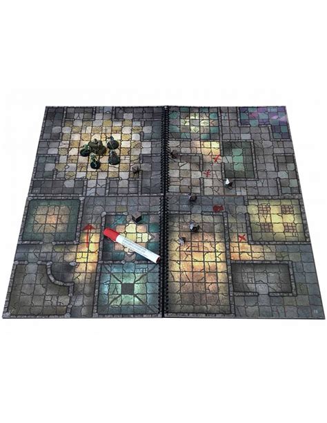 The Dungeon Books Of Battle Mats Two Book Set 12x12