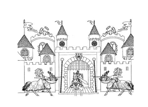 King Arthur Castle Coloring Page Coloring Pages 🎨