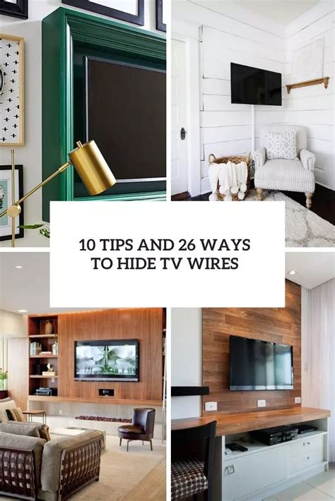 10 Tips And 26 Ways To Hide Tv Wires Digsdigs