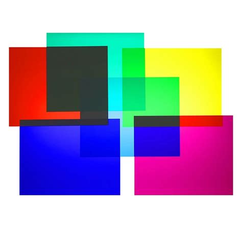 Color Filters Set Consists Of Six 8 Subtractive Color Color Filter