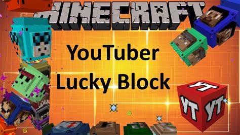 Minecraft Youtuber Lucky Block Mod 189 Mod Showcase Youtube