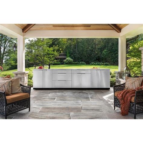 Newage Products Outdoor Kitchen 3 Piece 64 In W X 24 In D X 355 In H