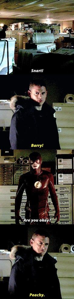 I Love That They Are Whisper Yelling The Flash Barry Allen Leonard Snart Captain Cold