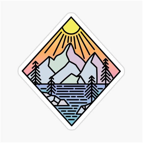 Geometric Mountains Ts And Merchandise Redbubble