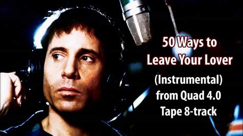 50 Ways To Leave Your Lover Instrumental Paul Simon Youtube