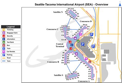 Seattle Tacoma Airport Seatac — Washington State Full