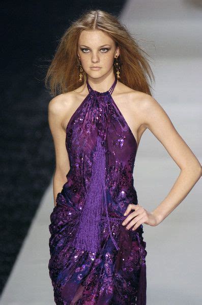Emanuel Ungaro At Paris Fashion Week Spring 2005 Fashion Purple