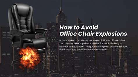 Afraid Of Office Chairs Exploding How To Avoid Them Zuowe